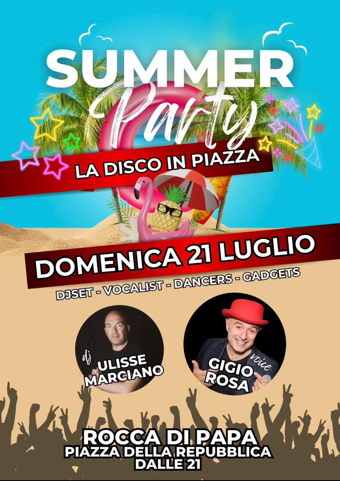 Summer Party - La disco in piazza
